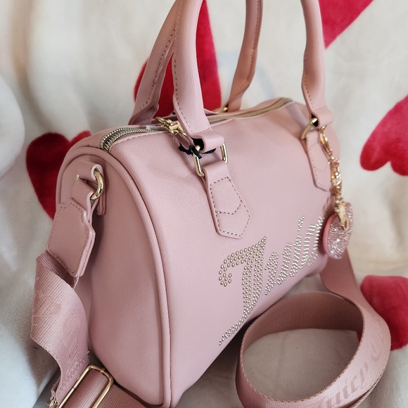 Juicy Couture Taffy Obsession Satchel and Heart-Shaped Bow Wallet - Picture 9 of 11